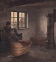 L'Art 
præsenterer: 
Peter 
Ilsted. 
”Fiskerstue 
Hornbæk”. 
Original 
radering af 
Peter Ilsted.