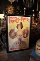 Antik fransk Paul Dupont - Paris , håndmalet reklame plakat 
på lærred fra omkring år 1890...