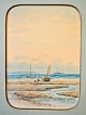 Pegasus – Kunst 
- Antik - 
Design 
presents: 
Danish 
artist (19th 
century): Ships 
on the sea.