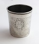 Dionis Willadsen, Næstved. Small silver goblet (830). Height 5.4 cm. Engraved 
1667.