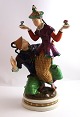 Royal Copenhagen. Porcelain figure. Chinese couple. Model 2162. Design Gerhard 
Henning. Height 33.5 cm. (1 quality)