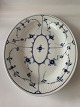 Royal Copenhagen Musselmalet Riflet, ovalt fadDek. nr. 1 / 98SOLGT