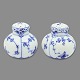 Royal Copenhagen, musselmalet halvblonde porcelæn; Salt ...