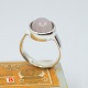 Regitze Overgaard for Georg Jensen; Ring in sterling silver with rosa quartz #473
