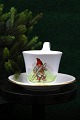 Old high-handled Christmas cups from Bing & Grondahl 
with Christmas motifs...