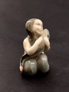 ROYAL COPENHAGEN little mermaid with fish 2348