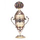Very large Danish silver vinaigrette circa 1830 by Dethlefsen, Sonderburg. H: 
15cm
