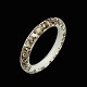 Bestik.dk presents: Royal Copenhagen. Porcelain Bangle - Floral - Size Large.