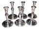 Svend Toxvaerd
3 pairs of ilver candle light holders from 1950-1960