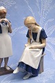 Rare Bing & Grondahl porcelain figurine of a nursing student...