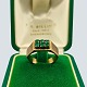 Antik Damgaard-Lauritsen presents: Ring in 14k gold set emeralds
