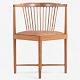 Roxy Klassik 
presents: 
Børge 
Mogensen / 
Søborg 
Møbelfabrik.
'Ruder Konge' 
chair in 
mahogany with 
seat in ...