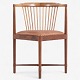 Roxy Klassik 
presents: 
Børge 
Mogensen / 
Søborg 
Møbelfabrik.
'Ruder Konge' 
chair in 
mahogany with 
seat in ...