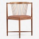 Roxy Klassik 
presents: 
Børge 
Mogensen / 
Søborg 
Møbelfabrik.
'Ruder Konge' 
chair in 
mahogany with 
seat in ...