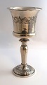 Andreas Kiaer Lund, Silkeborg. Silbernes Trinkglas (830). Höhe 17,5 cm. 
Hergestellt 1860-1880
