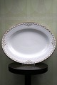 Rare Royal Copenhagen oval dish in Princess with gold decorations. 
from 1850-70...
