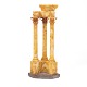 Grand Tour souvenir in Form von dem Tempel Vesprians, Rom. Mitte des 
19.-Jahrhunderts. H: 32cm