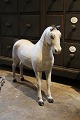 K&Co. presents: 
Swedish 
19th century 
wooden horse 
with fine 
patinated 
grey/white 
colour...