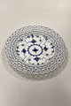 Danam Antik 
presents: 
Royal 
Copenhagen Blue 
Fluted Full 
Lace Flat Plate 
with open-work 
border No. 
1/1099