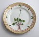 Royal Copenhagen, Flora Danica. Kage tallerken. Design #3552. Diameter 14,5 cm. 
(1 sortering). Parnassia kotzebue