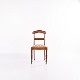 Dining Chair / Hall Chair – Late Empire – Mahogany – Floral UpholsteryGreat condition