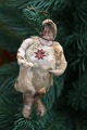 Antique Santa Claus in cotton from the late 1800s with a nice old patina...