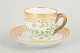 L'Art presents: Royal Copenhagen Flora Danica Demitasse Cup with Saucer, 1960s