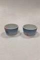 Danam Antik presents: Bing and Grondahl Blue Tone Hotel with Logo Sugar Bowl No. 791 - CHIPPED