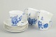 L'Art presents: Royal Copenhagen, Blue Flower Braided coffee cups, set of 5.