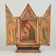L'Art presents: Antique Russian icon triptych, 19th century.