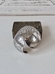 Karstens Antik presents: Vintage silver bangle, beautifully chiseled floral motif