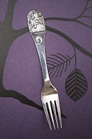 vare nr: Klodshans gaffel sølv