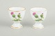 L'Art presents: Royal Copenhagen Thistle, two egg cups.