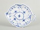 L'Art presents: Royal Copenhagen Blue Fluted Half Lace, dish with handle.