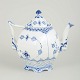 L'Art presents: Royal Copenhagen Blue Fluted Full Lace, teapot.