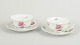 L'Art presents: Herend, set of two teacups with saucers.