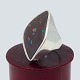 Antik Damgaard-Lauritsen presents: Allan Børge Larsen; A big silver ring set with an opal