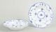 L'Art presents: Royal Copenhagen Blue Fluted Half Lace, set of two deep plates.