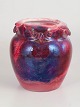 L'Art presents: Karl Hansen Reistrup for Kähler, owl vase. Luster glaze.