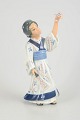 L'Art presents: Dahl Jensen porcelain figurine model 1359. Japanese lady.