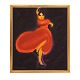 Aabenraa Antikvitetshandel presents: Hans Voigt Steffensen, b. 1941, oil on canvas. "Flamenco". Signed and ...