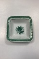 Danam Antik presents: Royal Copenhagen Green Tranquebar Square Dish No. 1337
