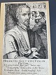 Kobberstik - Portræt af Kunstneren Hubertus Goltzius.