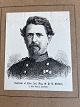 Litografi - Portræt af kaptajn Otto Peter Traugott Grüner.