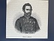 Xylografi - Portræt af  General Henri de Dompierre de ...