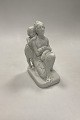 Danam Antik presents: Bing and Grondahl Bisque Figurine of Mother with her Son No. 43