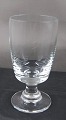 Antikkram presents: Almue clear glasses by Holmegaard, Denmark. Red wine or large white wine glasses 13cm