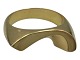 Antik K presents: 14-carat goldModern and heavy ring - Size 63