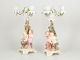 L'Art presents: Meissen, pair of three-light candlesticks.