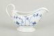 L'Art presents: Royal Copenhagen, Blue Fluted Plain sauce boat.